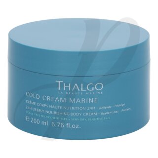 Thalgo Cold Cream Marine Deeply Nourishing Body Cream - 24H - Dry Sensitive Skin 200ml