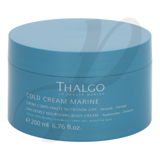 Thalgo Cold Cream Marine Deeply Nourishing Body Cream - 24H - Dry Sensitive Skin 200ml