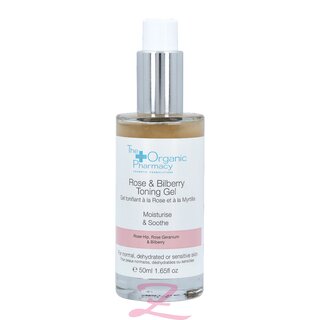 Rose & Bilberry Toning Gel - Helps Hydrate & Soothe Delicate Skin 50ml