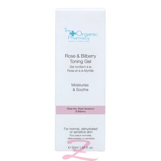 Rose & Bilberry Toning Gel - Helps Hydrate & Soothe Delicate Skin 50ml