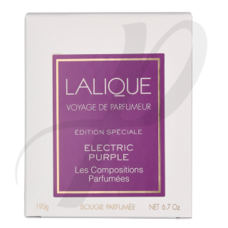 Lalique Candle Electric Purple 190g