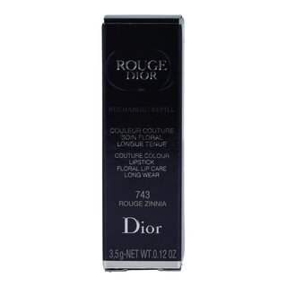 Rouge Dior - Satin Lipstick Refill - 743 Rouge Zinnia 3,5g