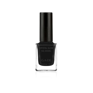 Crystal Glow Nail Enamel - 668 Black Matte 13ml