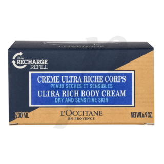 LOccitane Shea Butter Ultra Rich Body Cream - Dry And Sensitive Skin 200ml