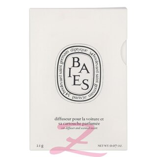 Diptyque Car Diffuser With Baies Insert 2,1g