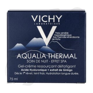Aqualia Thermal Night Spa Gel-Creme - Met Hyaluronzuur & Ginkgo-Extract 75ml