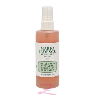 Facial Spray With Aloe - Herbs & Rosewater 118ml