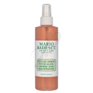 Facial Spray With Aloe - Herbs & Rosewater 236ml
