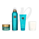 Karma Set - Crema Corporal 100ml + Gel de Ducha Espumoso 200ml + Exfoliante Corporal Suavizante 125g + Vela 140gr 565ml