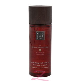 Ayurveda Nourishing Rich Body Oil - Indian Rose & Sweet...