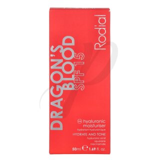 Dragons Blood Hyaluronic Moisturiser SPF15 - Hydrate And Tone 50ml