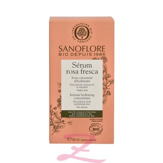 Sanoflore Serum Rose Fresca Re-Hydrating 30ml