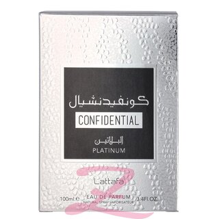 Lattafa Confidential Platinum Edp Spray