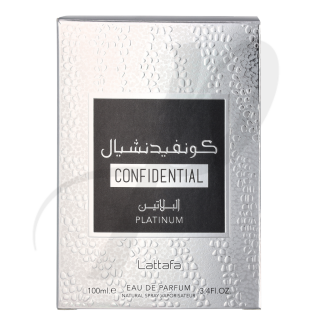 Lattafa Confidential POLatinum Edp Spray