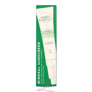 Mario Badescu Mineral Sunscreen SPF30