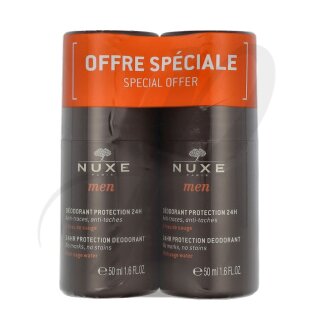 Nuxe Men 24HR Protection Deo Roll-On Duo Set