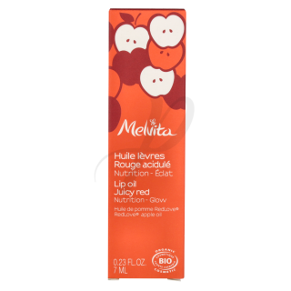 Melvita Lip Oil - Juicy Red