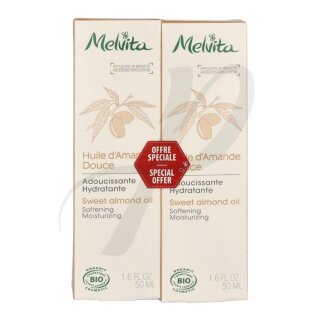 Melvita Sweet Almond Oil Duo Set