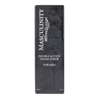 Masculinity Double Action Facial Scrub - Pumpspender 100ml