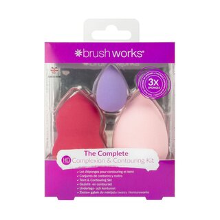 Brushworks - HD Complexion & Contouring Set