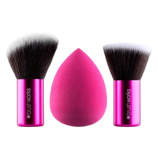 Brushworks - HD Complexion & Make-up Kit