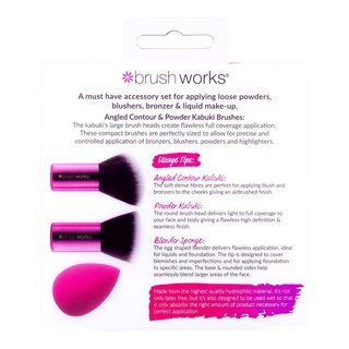 Brushworks - HD Complexion & Make-up Kit