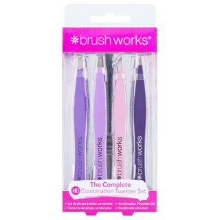 Brushworks - HD Combination Tweezer Set - Mixed