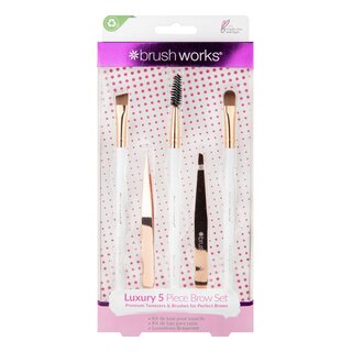 Brushworks - Luxury Brow Set Rose Gold