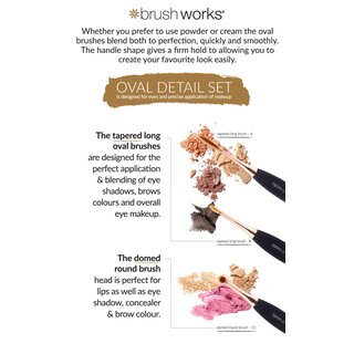 Brushworks - HD Oval Brush - Detail Set