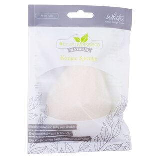 Brushworks - Konjac Sponge - White Original