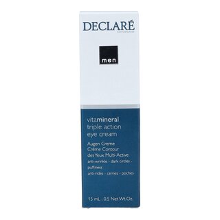 Men - Anti-Wrinkle - Vitamineral Triple Action Eye Cream 15ml