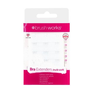 Brushworks - Double Width Bra Extenders - 3er Pack