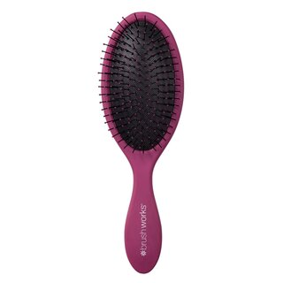 Brushworks - Oval Detangling Hair Brush - Pink