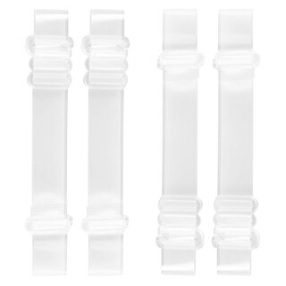 Brushworks - Clear Bra Straps - 2 Pairs