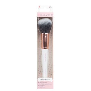 Brushworks - Powder Brush - White & Gold