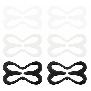 Brushworks - Racer Back Butterfly Bra Clips - 6 Sttck