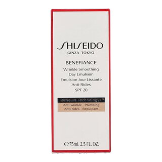 BENEFIANCE - Wrinkle Smoothing Day Emulsion SPF20 75ml