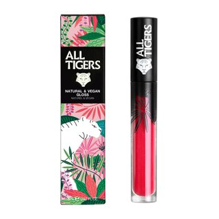 Natrlicher & Veganer Lipgloss - 801 Glossy Himbeer-Rot