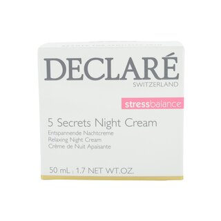 Stress Balance - 5 Secrets Night Cream 50ml