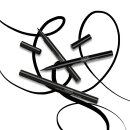 Delineador de ojos Longevity Pure Black Waterproof 0,4 g