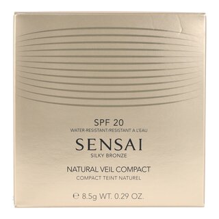 Silky Bronze Natural Veil Compact SPF20 - SC01 Soft Light 8,5g