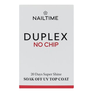 Duplex No Chip Soak Off UV Top Coat 8ml
