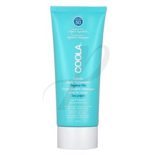 Coola Classic Fragrance Free Body Cream SPF50